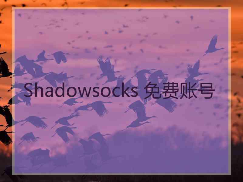 Shadowsocks 免费账号