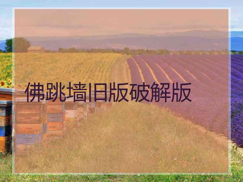 佛跳墙旧版破解版