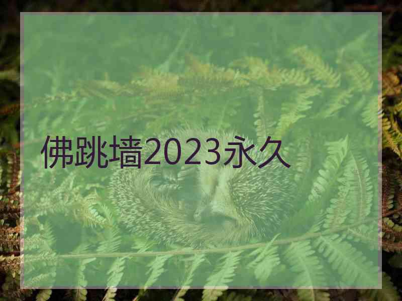 佛跳墙2023永久