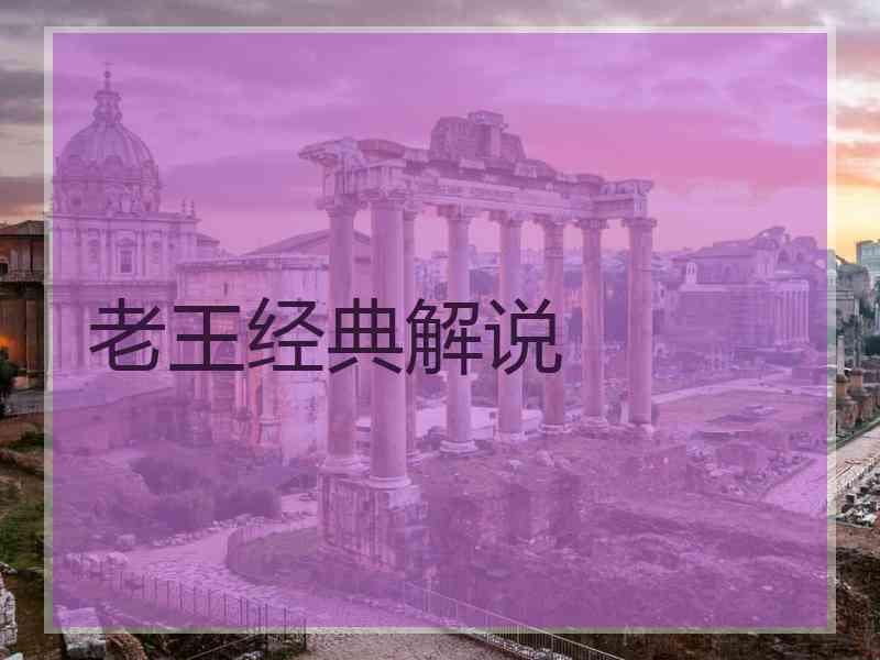 老王经典解说