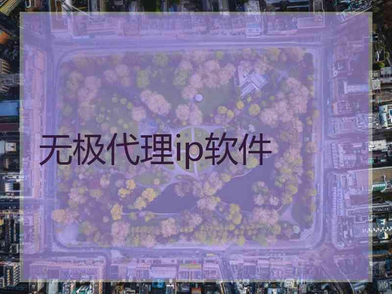 无极代理ip软件