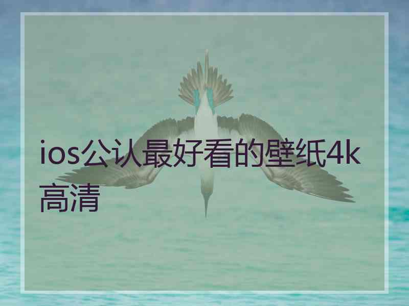 ios公认最好看的壁纸4k高清