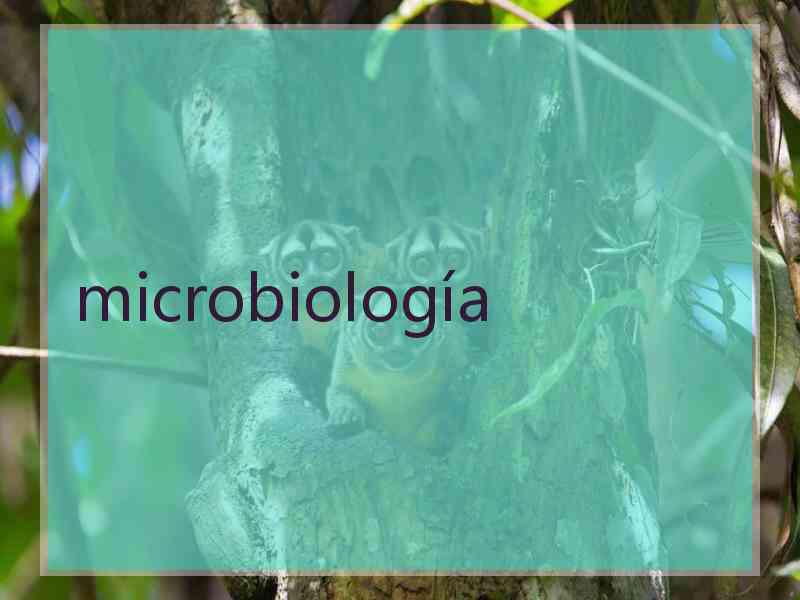microbiología
