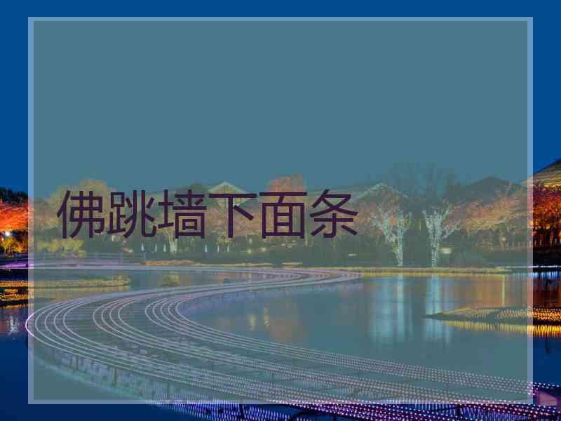 佛跳墙下面条
