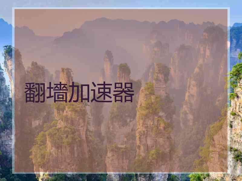 翻墻加速器