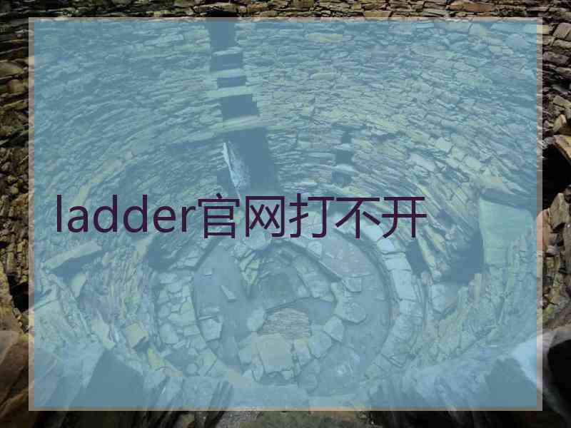 ladder官网打不开