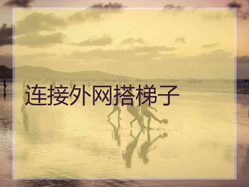 连接外网搭梯子