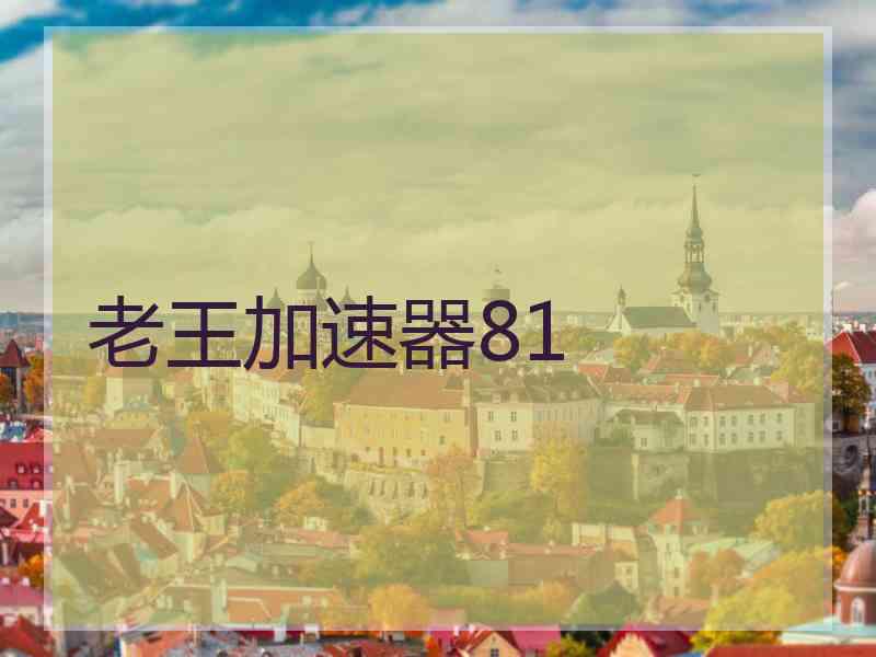 老王加速器81