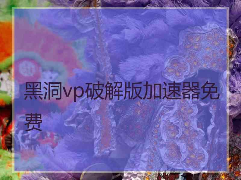 黑洞vp破解版加速器免费